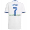 Maillot de Supporter Real Madrid Eden Hazard 7 Domicile 2021-22 Pour Homme